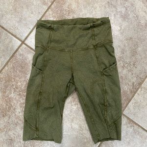 Lululemon fast and free biker short